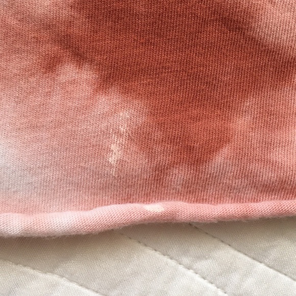 Obey Tie Dye Crop T-Shirt Top Soft Cotton Dusty Rose S - Picture 6 of 11